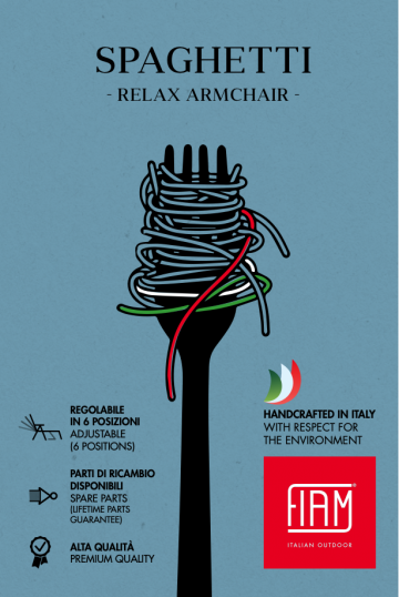 Spaghetti arredamento da giardino